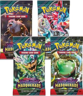 Twilight Masquerade Booster Pack Art Bundle [Set of 4]