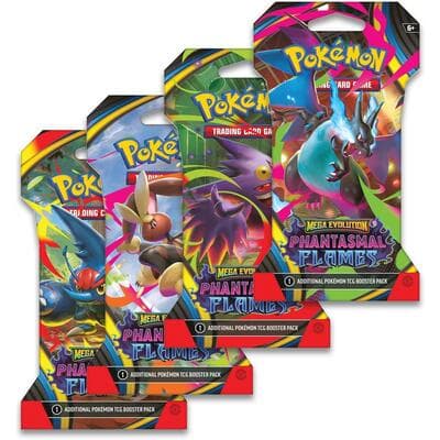 Phantasmal Flames Sleeved Booster Pack Art Bundle [Set of 4]